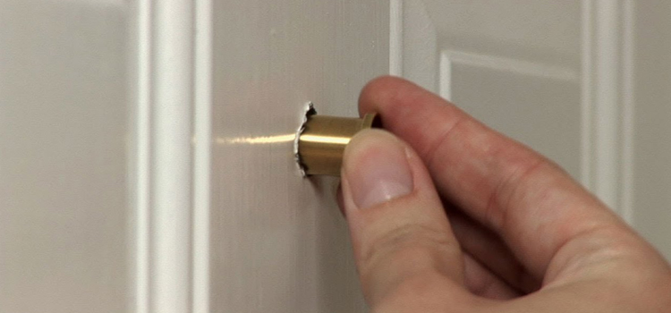 peephole door repair in French Valley